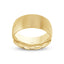 Gold ring polished finish domed style 100 width with 'IVANOV' branding on a white background