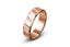 Rose gold wedding band