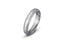Mens wedding band 14k white gold 4mm