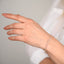 Aurora Whisper: 14K Gold Flexible Diamond Bracelet with Star Design