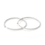 Natural diamond earring hoops