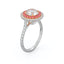 Rosaline Radiance Round Lab-Grown Diamond Engagement Ring