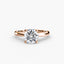Round Diamond Solitaire Engagement Ring Setting 3