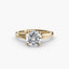 Solitaire engagement ring Setting 4