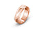 Mens Wedding Band Solid Gold Ring 14k Rose Gold