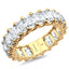 emerald eternity ring 18k yellow gold