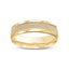 Yellow gold ring for men 14k