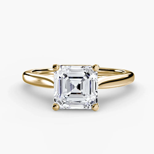 The Envara - Classic Asscher Cut Diamond Solitaire Ring