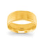 Yellow Gold Dome Wedding Band