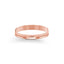 14k rose gold flat wedding ring