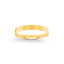 14k yellow gold wedding band polished flat 2mm