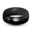 Mokume Gane Tungsten Wedding Band - Aiolos