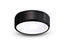 Black tungsten ring with white ceramic sleeve