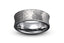 Tungsten ring brushed hammered concave style 8mm