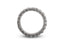 French pave eternity diamond wedding ring