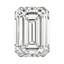 Emerald cut diamond