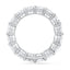 Aegean Elegance Oval Diamond Eternity Ring