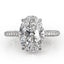 oval diamond engagement ring hidden halo