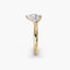 The Zevara - Pear Shaped Diamond Double Prong Solitaire Engagement Ring