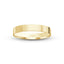 14k yellow gold wedding band polished finish flat style 2mm width Ivanov