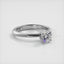 1 carat LAB Round Diamond Engagement Ring - Starlit Solitaire
