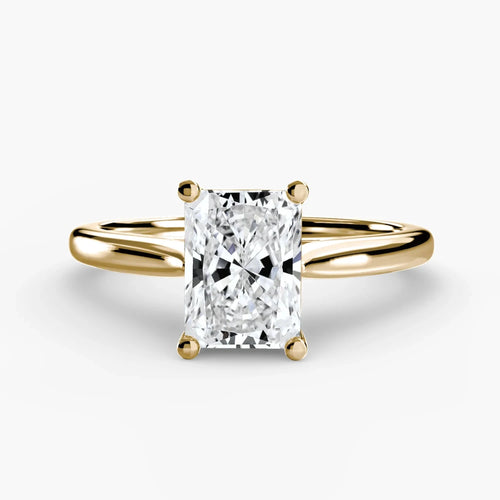 The Lioren - Classic Radiant Cut Diamond Solitaire Ring