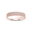 Rose gold ring rolled flat 3mm with 'IVANOV' branding on a white background