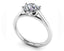 14k Gold Round Diamond Solitaire Engagement Ring - Modern Elysium