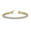 14k yellow gold tennis bracelet