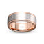 Two-tone ring with rose gold and silver finish on a white background, featuring the brand 'IVANOV'.