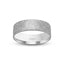 14k white gold ring flap finish 7mm width with 'IVANOV' branding on a white background