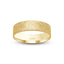 Gold ring flap finish flat style 6mm with 'IVANOV' branding on a white background