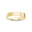 Gold ring polished flat 3mm with 'IVANOV' branding on a white background
