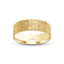 14k gold ring scratched finish with 'IVANOV' branding on a white background