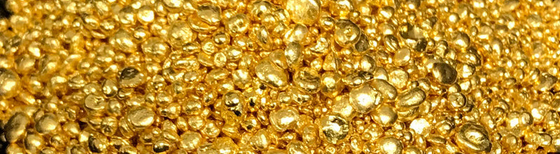 Pure gold grains