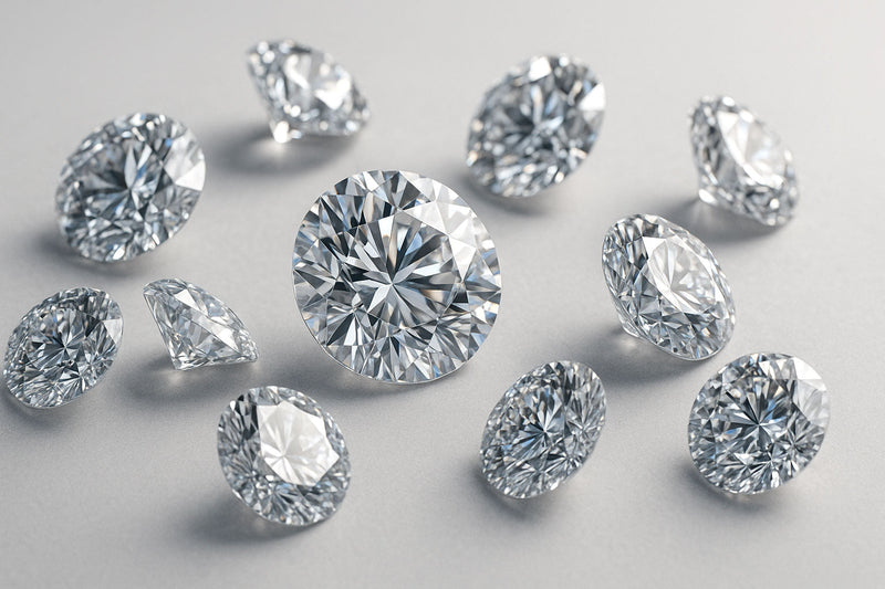 Loose diamonds brilliant cut