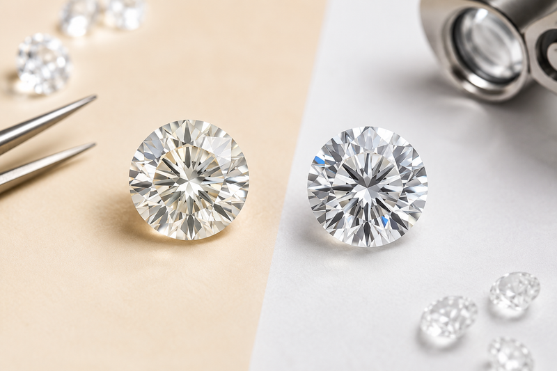 Moissanite vs Lab Diamond