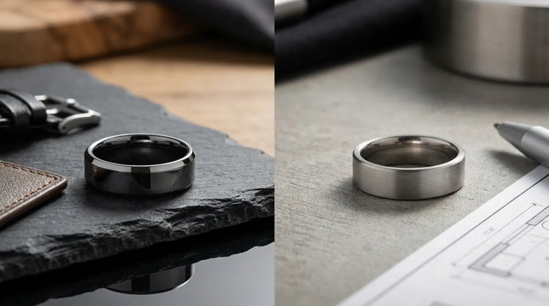 Titanium Vs Tungsten Wedding Band