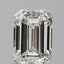 0.71ct Emerald Natural Diamond (Colour F, Clarity VS2, Cut VG, IGI Certified)