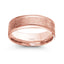 14k rose gold wedding ring 7mm