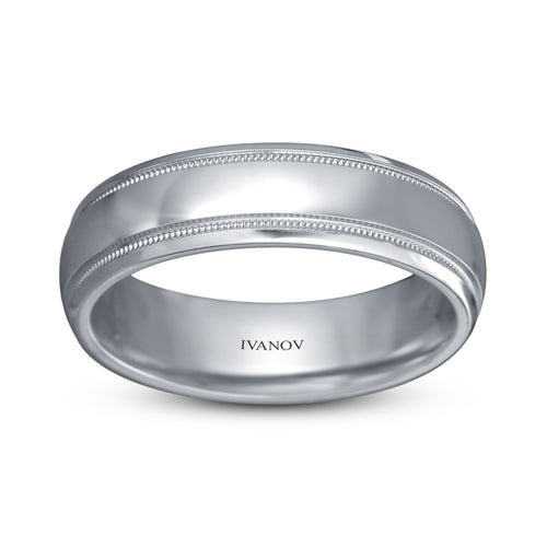 Georgios - 14k Solid Gold Men's Wedding Band