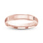 Rose gold ring polished 3mm migraines edges with 'IVANOV' branding on a white background