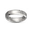 Silver gold ring brushed finish polished beveled edges 6mm width with 'IVANOV' branding on a white background