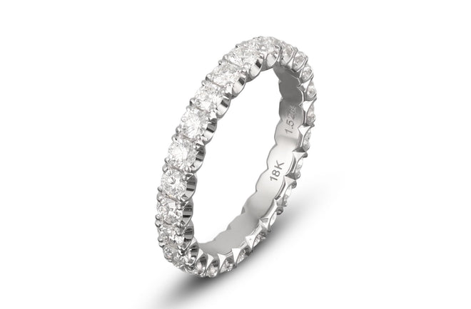 Eternity Diamond Wedding Ring Ivanov Jewelry