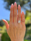3.70 carat oval diamond engagement ring 