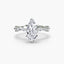 Solitaire with Eternity Pavé
