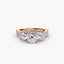 Three-Stone with Pavé Band 2