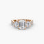 Three-Stone with Pavé Band 2