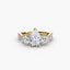 Three-Stone with Pavé Band 2