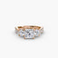 Three-Stone with Pavé Band 2